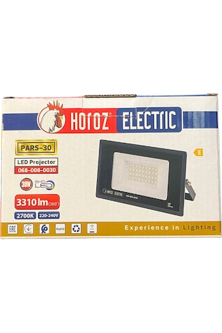 Horoz 068-008-0030 Pars-30 Led Projektör 30w Sarı Işık