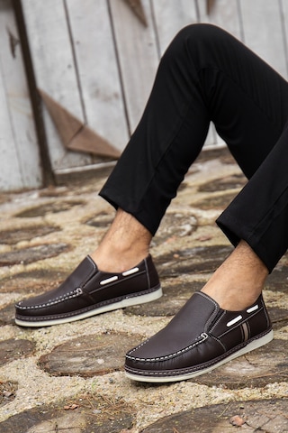 Daxtors D0507 Günlük Ortopedik Erkek Casual Ayakkabı Kahverengi