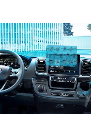 Peugeot Boxer 2026 Multimedya Paneli Uyumlu Nano Cam Ekran Koruyucu
