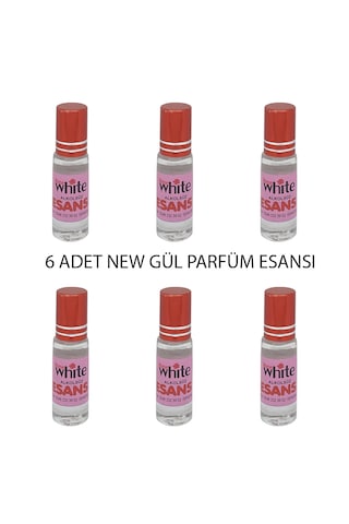 Rose White New Gül Parfüm Esansı 6 x 5 ML