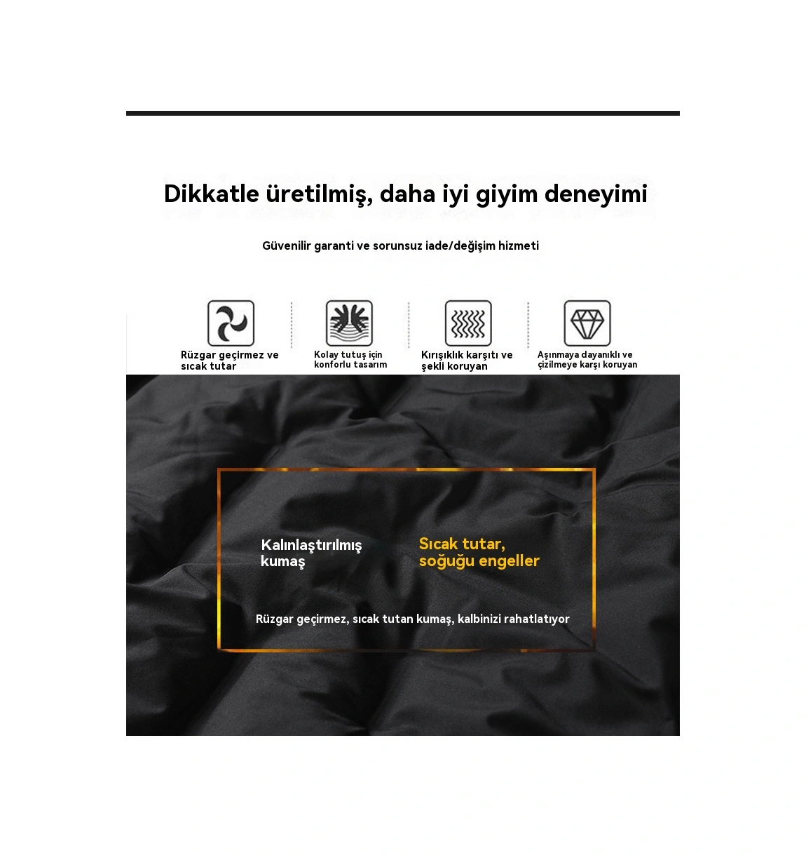 Erkekler İçin Kışlık Kalın Pamuklu Mont, Genç Erkekler İçin Şık Ve Çok Yönlü Pamuklu Dolgulu Ceket Mavi