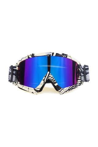 Geeksen Kuruğa Dayanıklı Çarpık Kafes Renkli Lens Outdoor Spor Gözlüğü - Moto, Kayak, Yürüyüş İçin Hafif Ve Dayanıklı Diğer