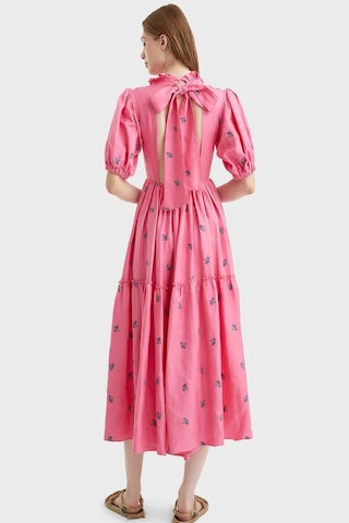 N22yn2067 Nocturne Elbise Pembe