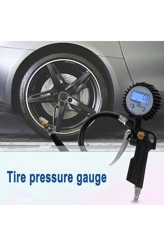Xuweiwei Mavi-g003 Araba Suv Kamyon Karavan Icin Dijital Lastik Basinc Gostergesi Evrensel Model Hizli Baglanti Parcalari Jp Ab Abd Guclendirici Bant