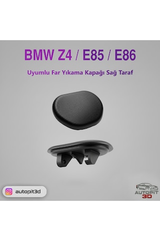 Bmw Z4 E85 / E86 Uyumlu Far Yıkama Kapağı Sağ Taraf