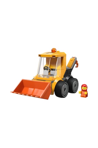 LEGO® City Araçlar – İnşaat Yükleyicisi 60483 - 5 Yaş Üzeri Çocuklar için İşçi Minifigürlü Yaratıcı Oyuncak Yapım Seti (61 Parça)
