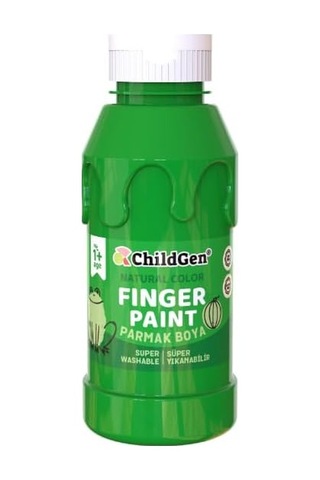 Süper Yıkanabilir Parmak Boya 350ml - Yeşil Diğer