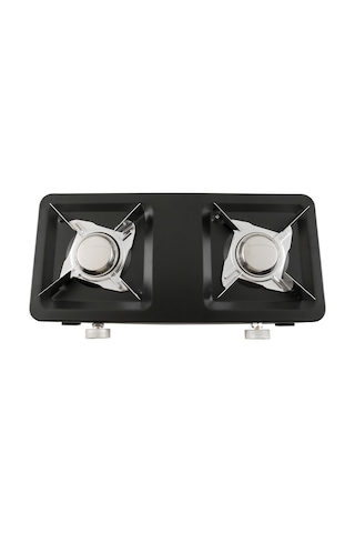 Outwell Asama Duo Burner Portatif İkili Kamp & Karavan Ocağı Siyah