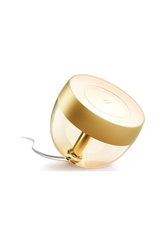 Hue Iris Akıllı Masa Lambası V4 Altın , Bluetooth, Alexa, Google Assistant Ve Apple Homekit İle Çalışır Beyaz