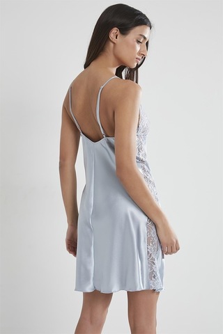 Pierre Cardin 624 Kadın İp Askılı Saten Gecelik-mist Mist