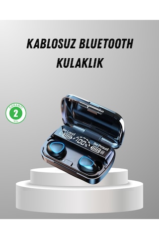 Tws Kablosuz Kulaklık Şarj Kutulu 20 Saat Kullanım Konforlu Aklby-bsva58