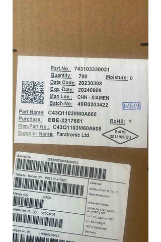 10nf 300vac Mkp Y2 50 Adet