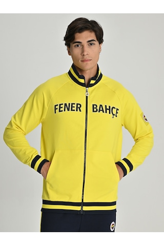 Fenerium Erkek Trıbun Sarı Lacivert Sweat Sarı