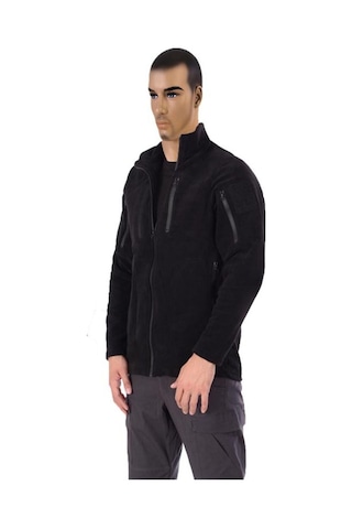 Taktik Çok Cepli Outdoor Polar Siyah Renk Siyah
