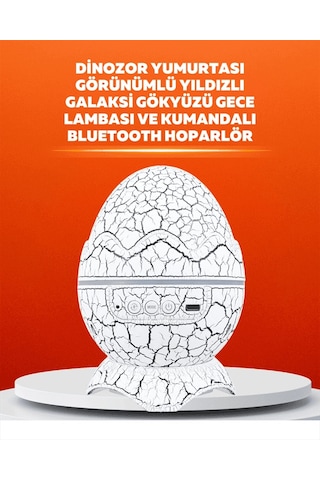 Dinozor Yumurtası Tasarımlı Projektörlü Gece Lambası Çok Renkli 27731193