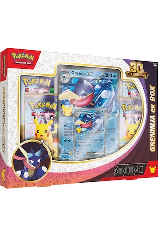 Pokémon Tcg: 30th Celebration Greninja Ex Box - Özel Promo Kartlı Ve Oversize Kartlı Set Orijinal Lisanslı