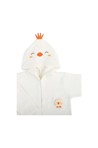 Bebitof Baby 30038 Civcivli Bornoz Seti Ekru