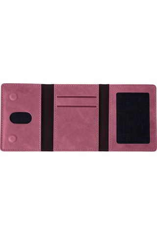 Eco Port 2824362 Joko Tema Magsafe Deri Kartlık - Pembe Çok Renkli