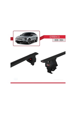 Citroen C4 2020 Ve Sonrası İle Uyumlu Ace-4 Ara Atkı Tavan Barı Siyah