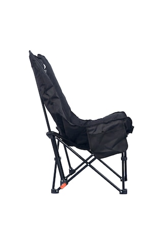 Windcamp Bel Korunaklı  Katlanır Kamp Sandalyesi Siyah