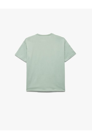 Koton Yeşil Erkek Çocuk T-shirt 5skb10587tk Yeşil