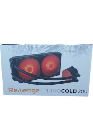 Revenge Nitro Cold 200 Intel Ve Amd Destekli Rgb Fanlı Infinite Panel Cpu İşlemci 240mm Sıvı Soğutma Sistemi - Kılavuzlu