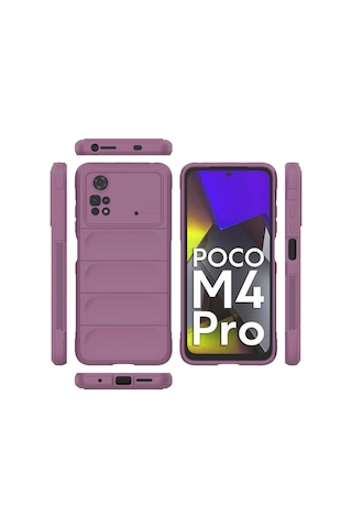 Xiaomi Poco M4 Pro 4g Kılıf Optimum Lens Çerçeveli Silikon Kapak