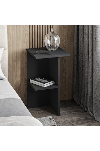 Leray Komodin, Çok Amaçlı Sehpa, Yan Sehpa, Ev-ofis - Antrasit Antrasit