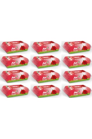 Sleepy Gül Kokulu Islak Bebek Havlusu 12 X 90'Lı