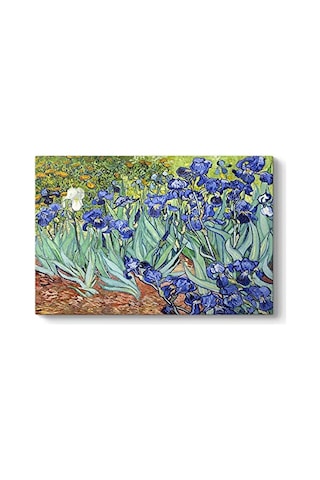 Tr - Iris Süsen Çiçeği Kanvas Tablosu 140 X 100