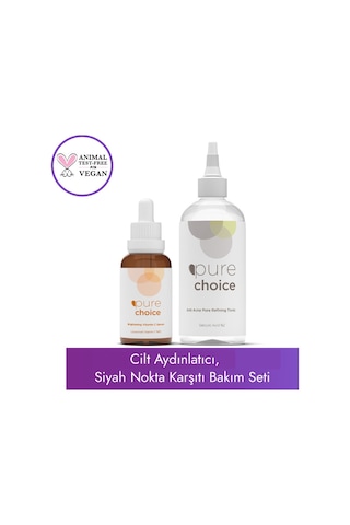 Pure Choice Aydınlatıcı Ve Düzensiz Cilt Karşıtı Bakım Seti