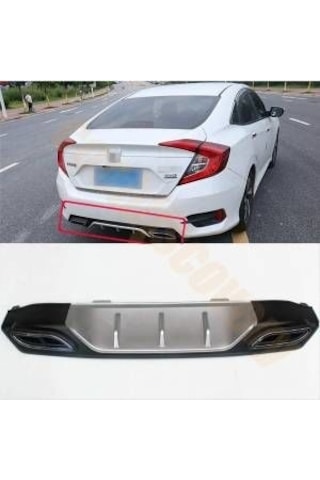 Honda Civic Fc5 Difüzör 2016 - 2020 Difrizör