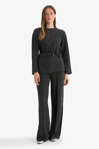 Defacto Wide Leg Düz Paça Pantolon E9913ax25auar169 Antrasit