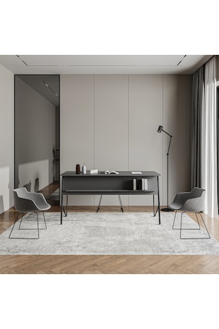 Ella Ofis Masası 150cm Antrasit