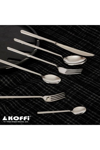 Koffi 36 Parça Çatal Kaşık Bıçak Seti Metal