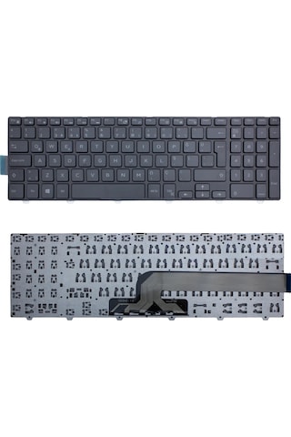 Siyah-ışıksız, Notebook Klavye - Inspiron 3558 Type 7s69d82 Muadili İle Uyumlu