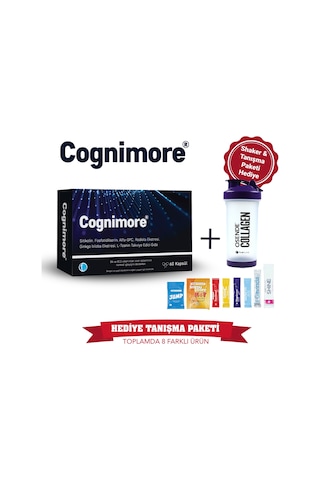 Cognimore 60 Kapsül Tabvitamins Tanışma Paketi Shaker Hediyeli