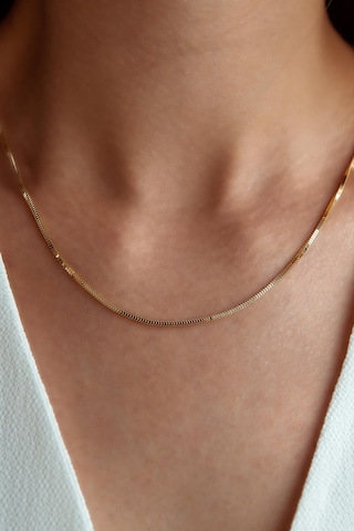 Italyan Küp Altın Zincir