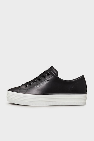 Calvin Klein Bayan Ayakkabı Yw0yw01633 0gm Siyah-beyaz Siyah-beyaz Siyah - Beyaz