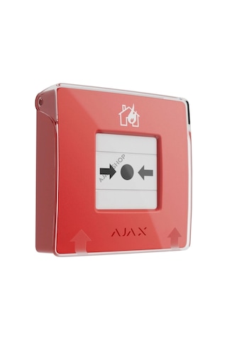 Ajax, Manual Call Point, Kablosuz, Kırbas Butonu Nc, Kırmızı