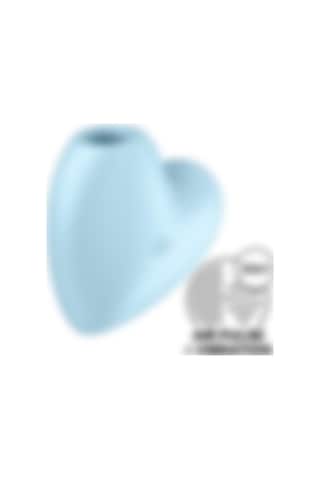 Pembe Tilki Satisfyer Cutie Heart Emişli Vibratör Mavi
