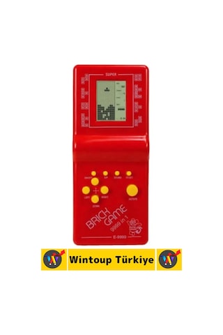 Özel Model Retro Oyuncak Pilli Mini El Atarisi Analitik Hızlı Düşünme Nostalji Konsol Bulmaca Tetris