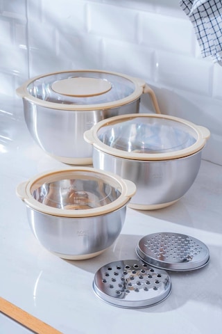 Focus Pro Karıştırma Ve Saklama Kabı Seti Inox