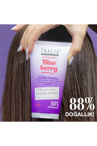 Thalia Badem Sütü & Yaban Mersini Özlü İnce Telli & Düz Saçlar İçin Bakım Kremi 150 ML