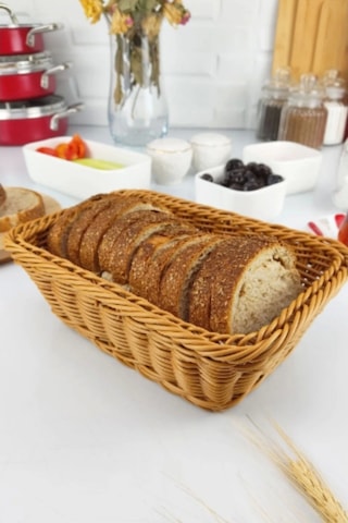 Cooker Yk1449 Ekmek Sepeti 22 Cm Kahverengi