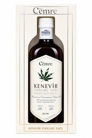Kenevir Tohumu Yağı 200 Ml -ithal-%100 Doğal