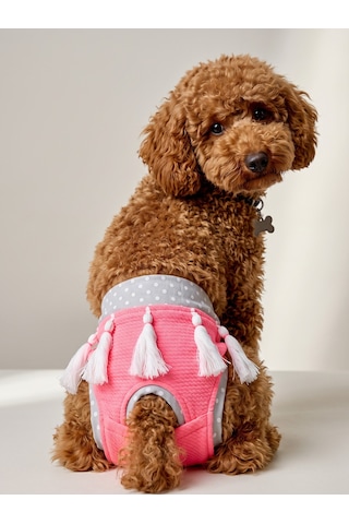 Neo Pink Dişi Köpek Regl Külotu Köpek Donu Köpek İç Çamaşırı Pet Kıyafet Küçük Irklar İçin
