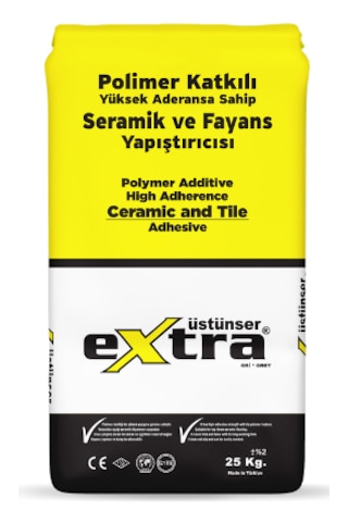 3 Kg Üstünser Extra Fayans Ve Seramik Yapıştırma Harcı 3 Kg Üstünser Extra Fayans Ve Seramik Yapıştırma Harcı
