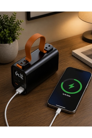 50000 Mah Powerbank Süper Hızlı Şarj Led Göstergeli Taşınabilir Şarj Cihazı Diğer