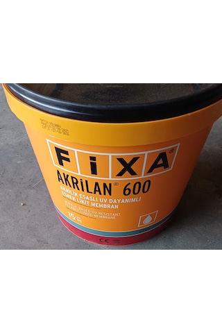 Fixa Akrilan 600 Akrilik Esaslı Uv Dayanımlı Esnek Likit Membran 15kğ +-2kğ